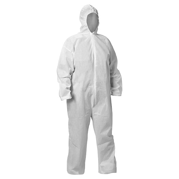 Kleenguard Disposable Coverall, Hooded, XL, KleenGuard(TM) A20, Zipper, Elastic Cuff, Elastic Ankle - 68973