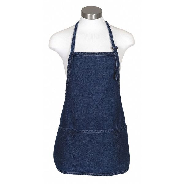 Fame (A Delta Plus Group Company) Adjustable Neck, 3-Pocket, Denim, F10RB - 82002