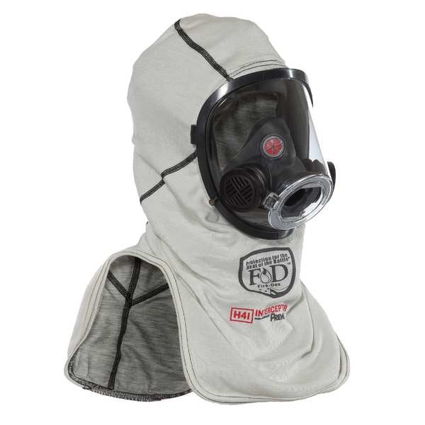 Fire-Dex Fire Hood, Nomex(R)/Lenzing Blend(20%/80%); StedAIR(R), White, Universal - H41LPNBFHOS
