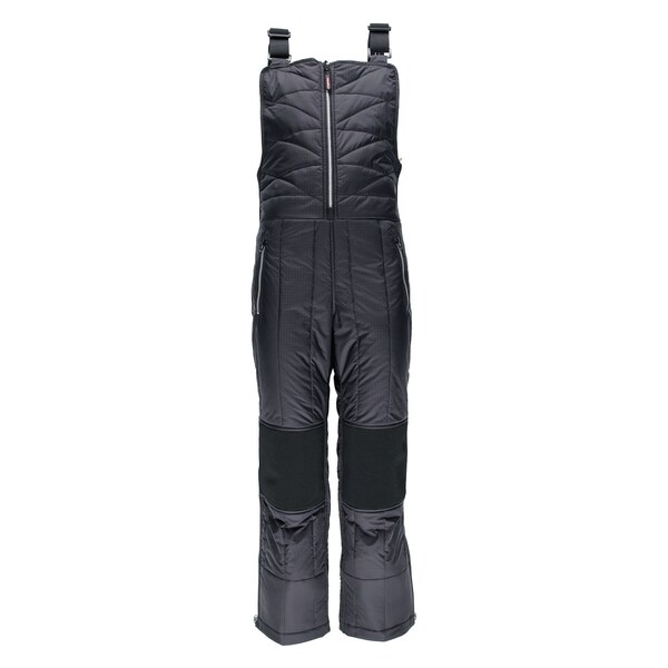 Refrigiwear Women's Bib Overalls, Quilted Ripstop, Black, M - 0425RBLKMED