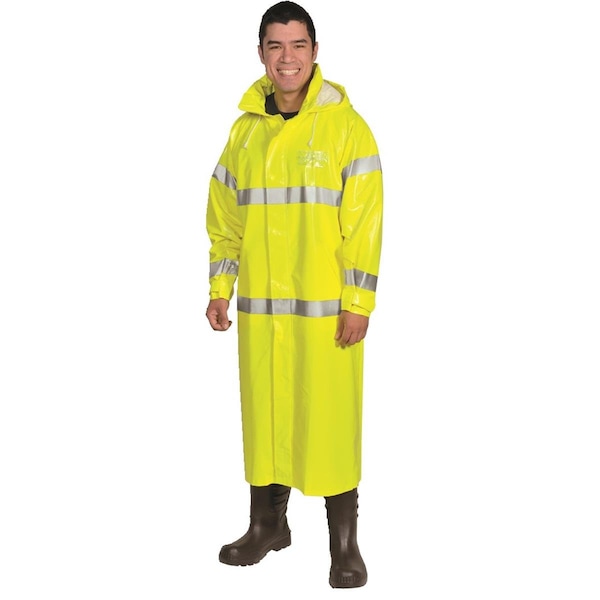 Tingley Tingley Comfort-Brite Flame Resistant ANSI Class 3 Hi-Vis Raincoat - C53122.MD