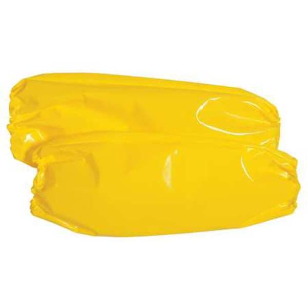 Polyco VR(R) Chemical Resistant Sleeves, 18 in Length, 4 mil Thick, Welded Seam, Yellow, 150 PK - 41804