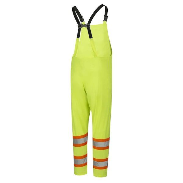 Pioneer Safety Rain Suit, Hi-Vis Orange, M, Polyester|PVC, 0.18 mm Thick, Folds and zips into collar, M - V1080160U-M