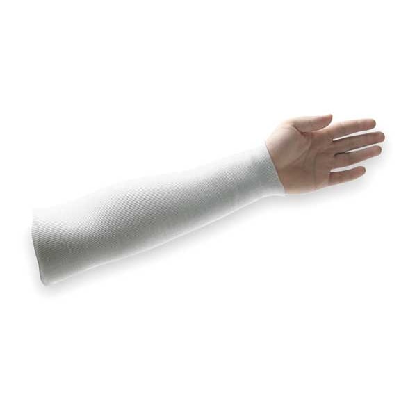 Honeywell Cut-Resistant Sleeve, Cut Level A4, HPPE Material, 18 in L, White - CTSS-2-18