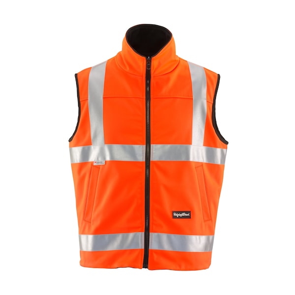 Refrigiwear Hivis Reversible Softshell Vest Hv Orangel2 XLg - 9499RHVOXLGL2