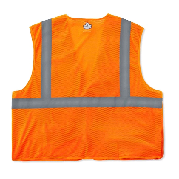 Ergodyne Econo Breakaway Mesh Vest, Orange, 2XL/3XL - 8215BA