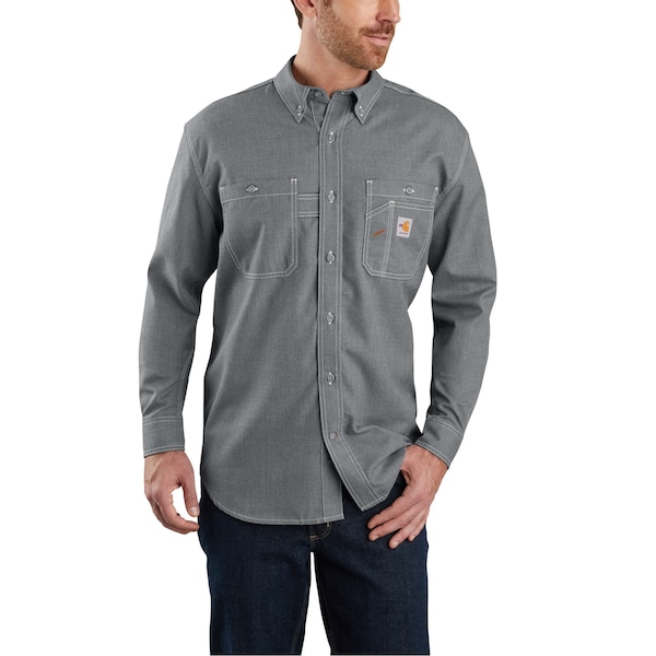 Carhartt TW4138 M FR Force Org Fit LS Shirt - 104138-GRY