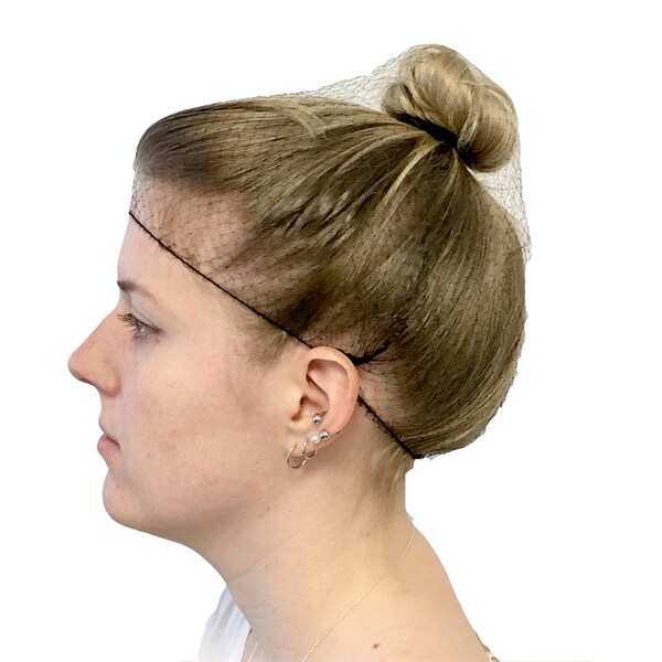 Popular Life Slim-Net Durable and Invisible Black Hair Nets(20-Pack) - BLPL-ES-IEDH-2BK-20