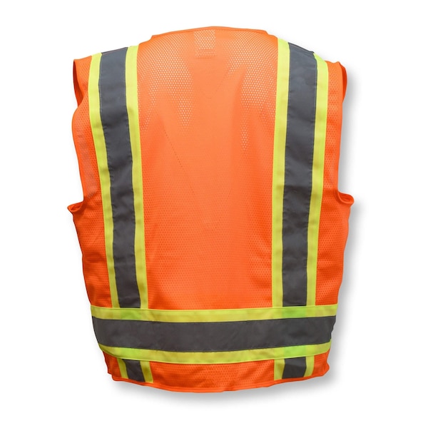Radians Radians SV6 Two Tone Surveyor Type R Class 2 Solid/Mesh Safety Vest - SV6OL