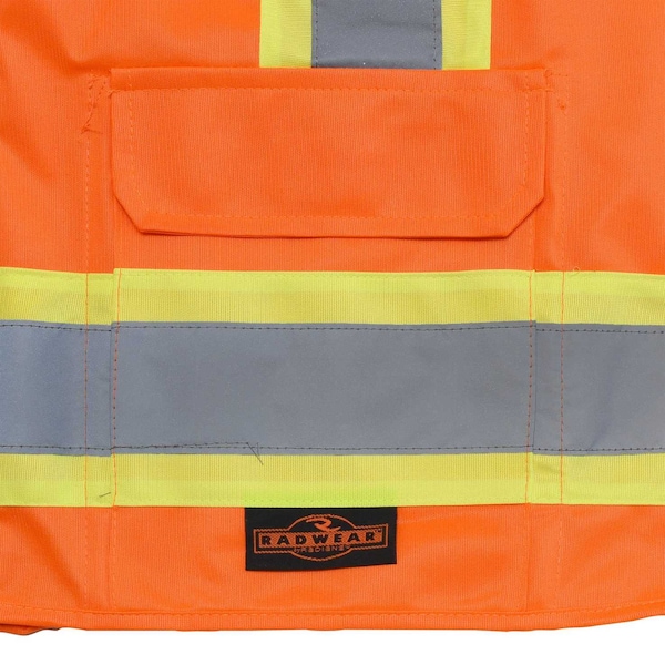 Radians Radians SV6 Two Tone Surveyor Type R Class 2 Solid/Mesh Safety Vest - SV6OL