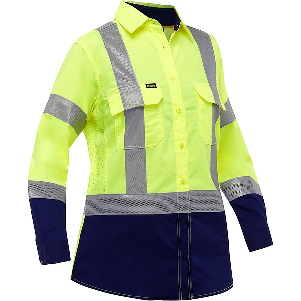Bisley High-Visibility Shirt, Women's - 313W6491H-YN/S