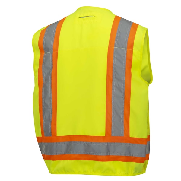 Pioneer Woven 150D Surveyor Vest, Green, 2XL - V1010141U-2XL