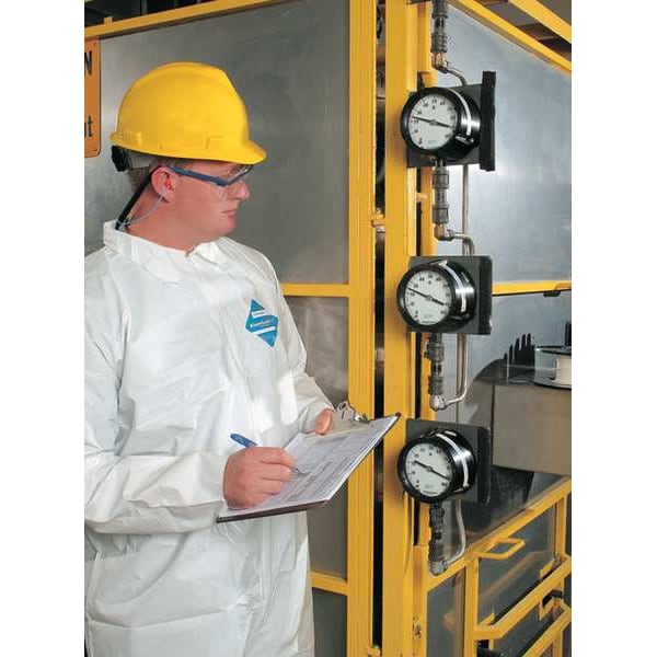 Kleenguard Disposable Coveralls, Hooded, M, KleenGuard(TM) A40, Zipper, Elastic Cuff, Elastic Ankle, 25 PK - 44332