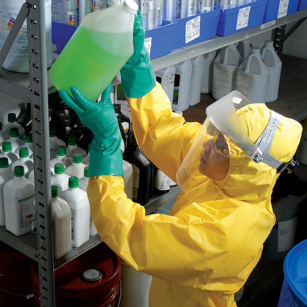 Kleenguard Disposable Coverall, Hooded, L, KleenGuard(TM) A70, Zipper, Elastic Cuff, Elastic Ankle, Bound Seam - 00683