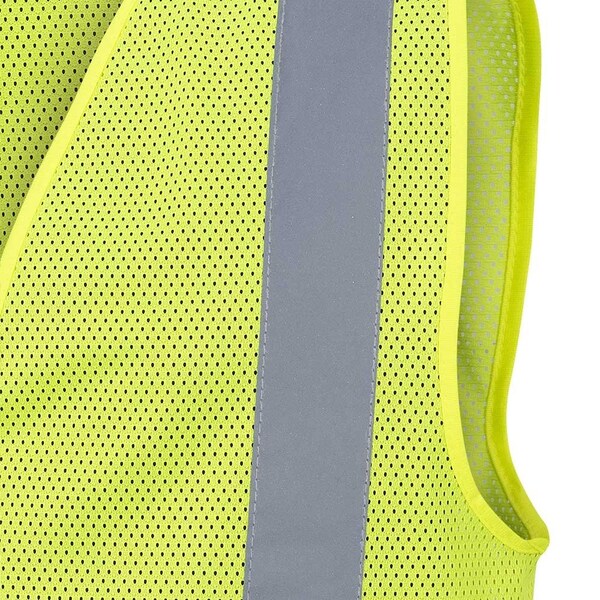 Pioneer Polyester Mesh Vest, Green, Large - V1025060U-L