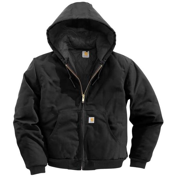 Carhartt Men's Brown Cotton Hooded Duck Jacket size 3XLT - J140-BRN 3XL TLL