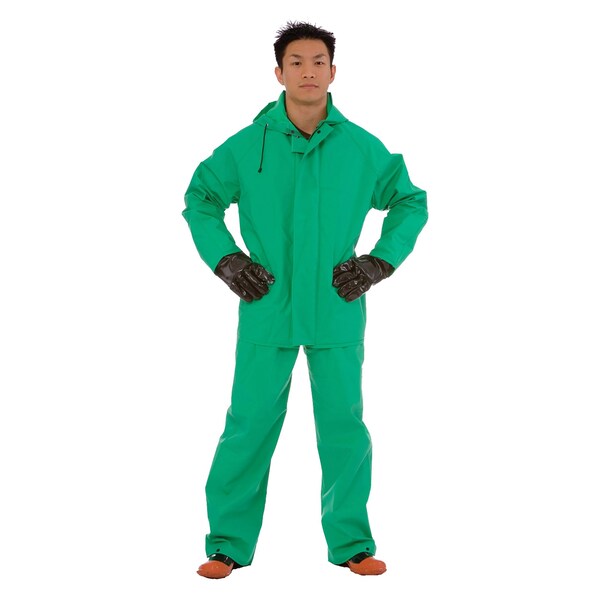 Cordova Apex-FR Green Chemical Suit, 2-Piece - 3XL - RS452G3XL