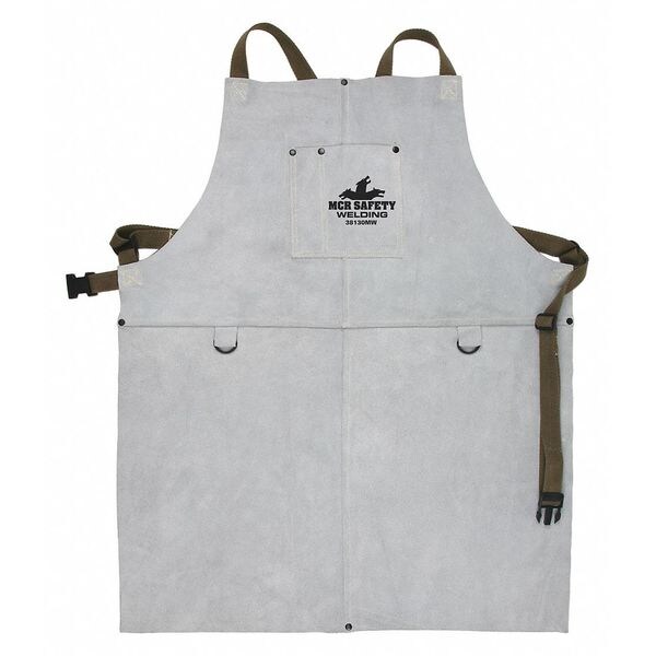 Mcr Safety Leather Welding Bib Apron 24X 30 - 38130MW