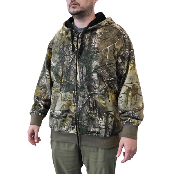 Dewalt Men's DEWALT(R) Htd Jck Camo Fleece Kitted Large, Camo, Heats Up to 7 hr. , 20 L - DCHJ074D1-L