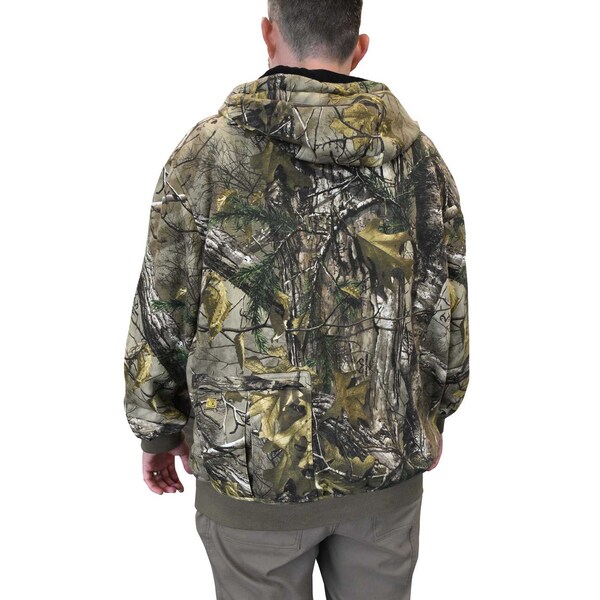 Dewalt Men's DEWALT(R) Htd Jck Camo Fleece Kitted Large, Camo, Heats Up to 7 hr. , 20 L - DCHJ074D1-L