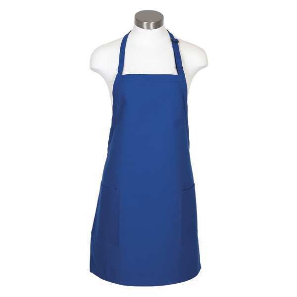 Fame (A Delta Plus Group Company) Bib Apron, F53, Royal Blue - 79048