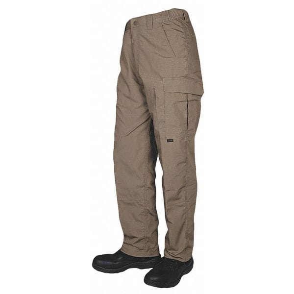 Tru-Spec Men's Tactical Pants, 36 in, Coyote, 35% Cotton, 65% Polyester - 1422