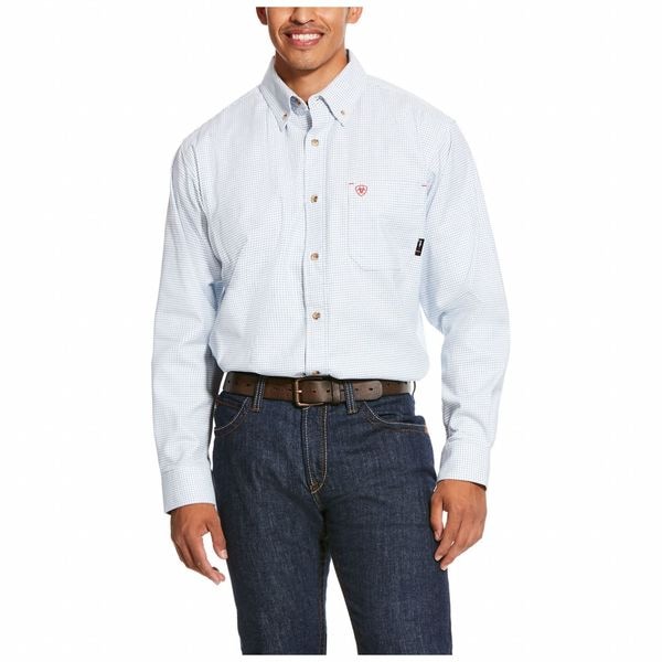 Ariat Men's FR Durastretch Work Shirt, 8.3 cal/sq cm, 4XL, DuraStretch Work Shirt - 10027887