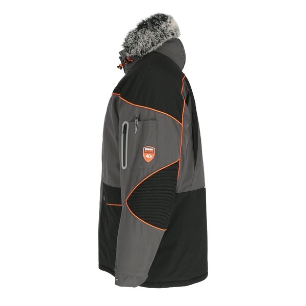 Refrigiwear Black/Charcoal Reg Large Polar Force Insulate Parka Jkt - 8340RBCHLAR