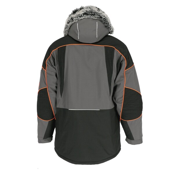 Refrigiwear Black/Charcoal Reg Large Polar Force Insulate Parka Jkt - 8340RBCHLAR