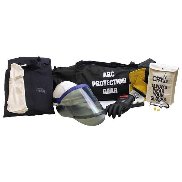 Chicago Protective Apparel Arc Flash Clothing Kit, APTV Rating 12 cal/sq cm, HRC 2, Navy Size XL - AG-12 -XL