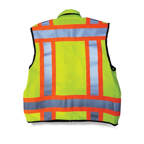 Sitepro Vest-Premium Surveyor-Flo-Lime - 23-750-FL-XL