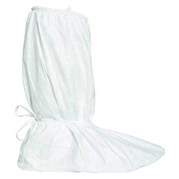 Dupont Disposable Boot Covers, Tyvek(R) IsoClean(R), White, Slip Resistant Sole: Yes , L - IC458BWHLG01000B
