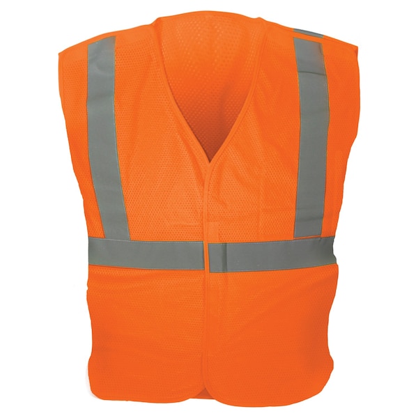 Viswerx Hi-Vis Breakaway Vest - ANSI CL2 Orange 2XL/3XL - 127-23017