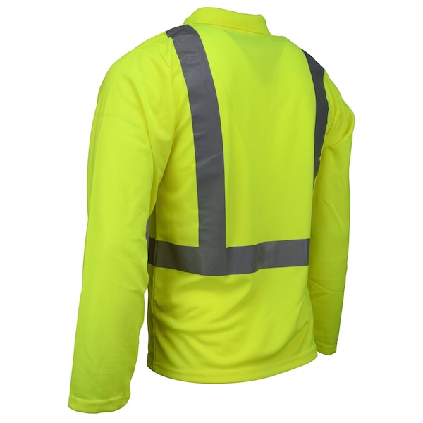 Radians Radians ST22 Class 2 High Visibility Safety Long Sleeve Polo - ST22-2PGS-XL