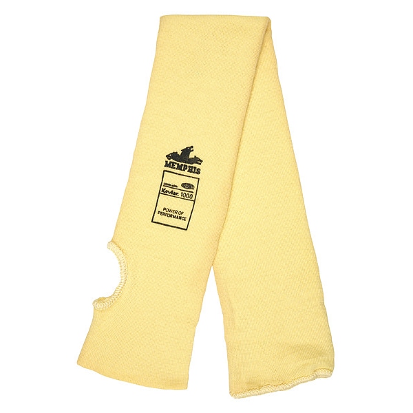 Mcr Safety Cut-Resistant Sleeve, Yellow, L Size - 93724T