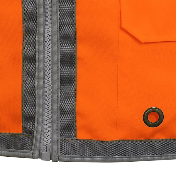 Pioneer Surveyor Mesh Back Vest, Orange, Medium - V1010250U-M