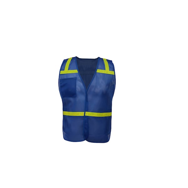 Gss Safety Non Ansi Enhanced Safety Vest, Blue - 3123