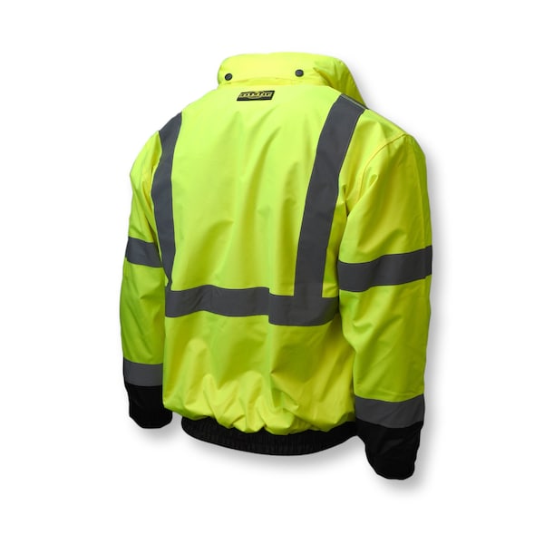 Radians Hi-Vis 3-in-1 Bomber Jacket, 100% Polyester Oxford, 300D, DWR Coated, Hi-Vis Green / Black, 3XL - SJ210B-3ZGS-3X