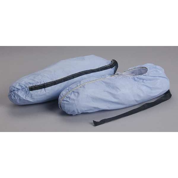 Alpha Pro Tech Disposable Boot Covers, Polyethylene, Polypropylene, Blue, Slip Resistant Sole: Yes , XL - SH-12523-B