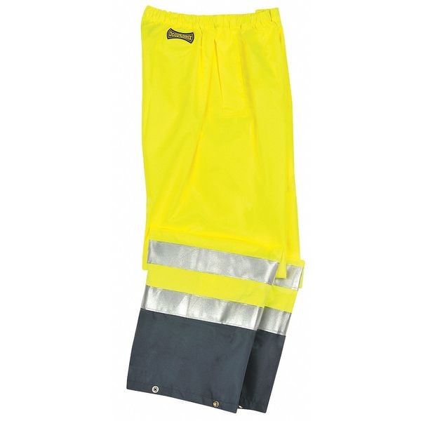 Occunomix Hi-Viz Rainwear Pant, Yellow, XL - LUX-TENR-YXL