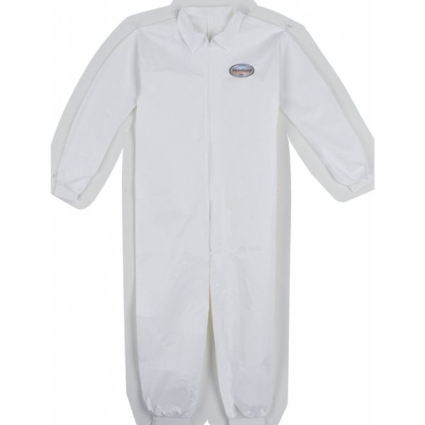 Kleenguard Disposable Coveralls, Collared, M, KleenGuard(TM) A40, Zipper, Elastic Cuff, Elastic Ankle, 25 PK - 44312