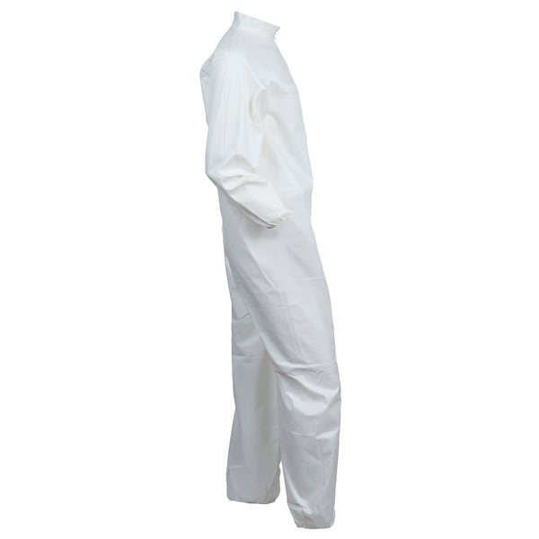 Kleenguard Disposable Coveralls, Collared, M, KleenGuard(TM) A40, Zipper, Elastic Cuff, Elastic Ankle, 25 PK - 44312