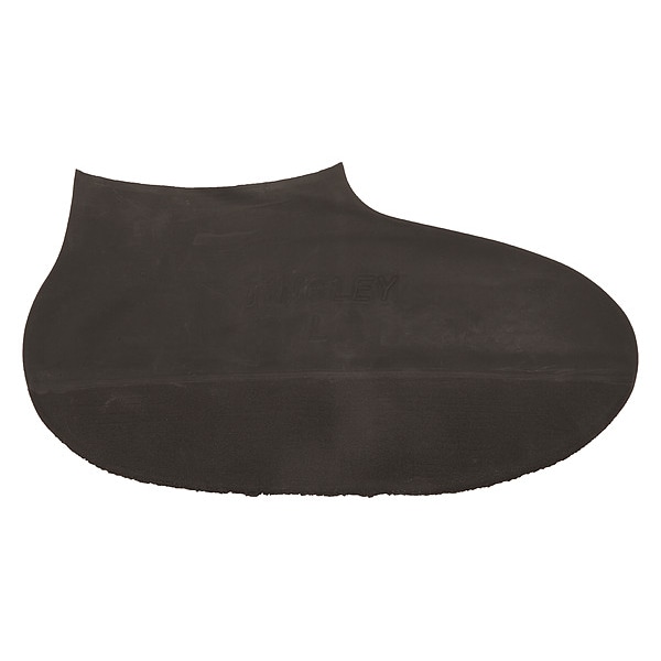 Tingley Disposable Shoe Cover, Natural Rubber Latex, Black, , 11 - 6330