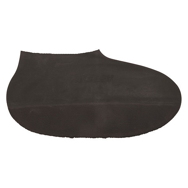 Tingley Disposable Shoe Cover, Natural Rubber Latex, Black, , 11 - 6330