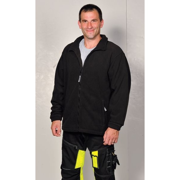 Tingley 3-In-1 High Visibilityt Rain Jacket with Hood, Polyester, Class 3 R, Black/Green/Yellow, 2XL - J24172