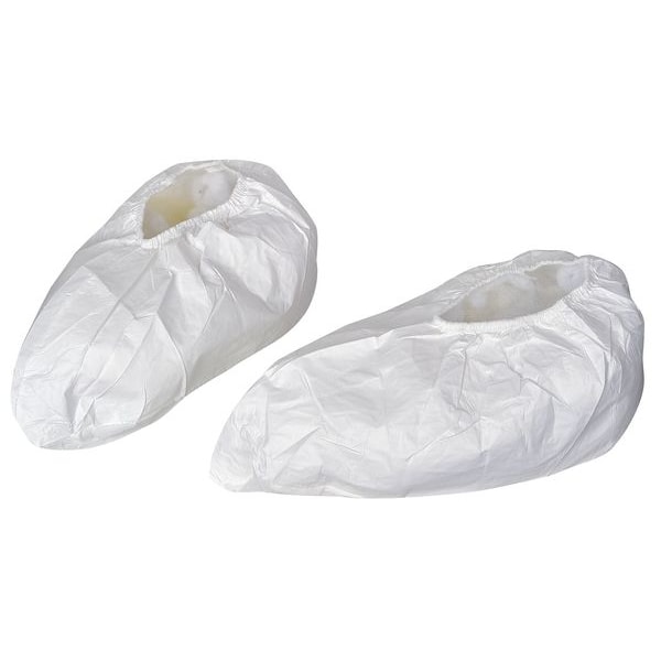 International Enviroguard Disposable Shoe Covers, Non-Woven Laminate, White, Slip Resistant Sole: Yes , L - CE11101CIS-L