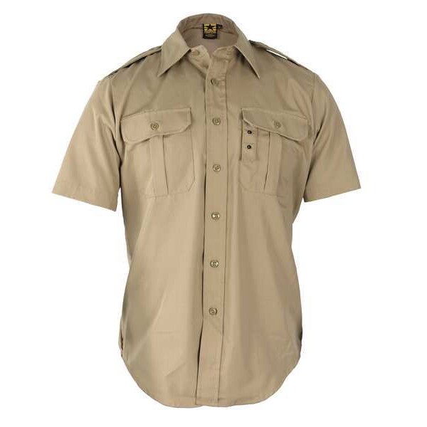 Propper Tactical Shirt, Khaki, Size L Reg - F530138250L