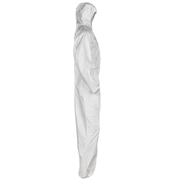 Kleenguard Disposable Coveralls, Hooded, 2XL, KleenGuard(TM) A30, Zipper, Elastic Cuff, Elastic Ankle, 25 PK - 46115