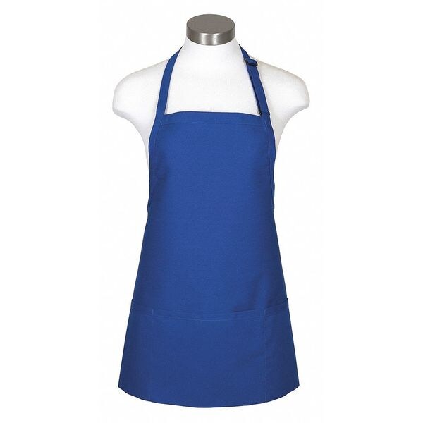 Fame (A Delta Plus Group Company) Apron, 3-Pocket Bib, F10, Royal Blue - 18142