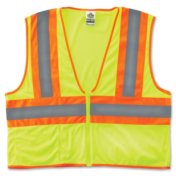 Ergodyne Lime Type R Class 2 Economy Two-Tone Ves - 8229Z